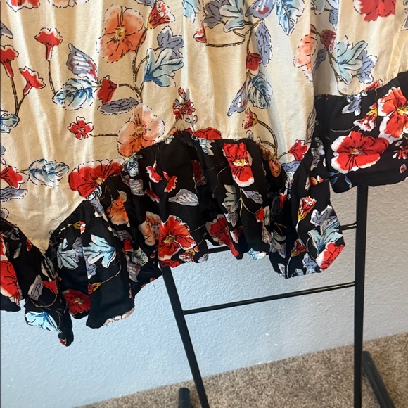 Patrons of Peace Boho Tunic Dress with Tie Neck👗 - Picture 5 of 9